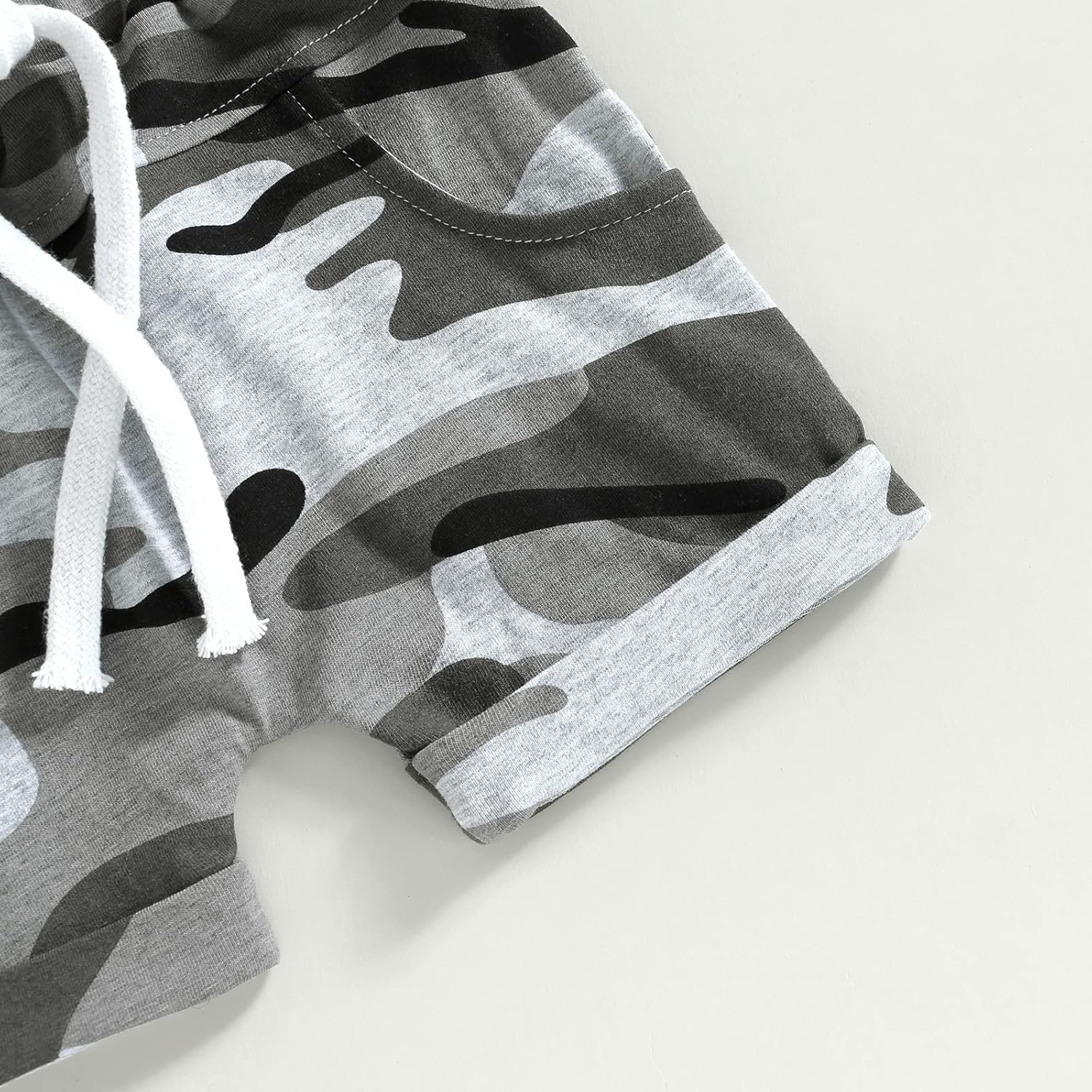 BemeyourBBs Toddler Boys Summer Outfit Set with Elastic Waist Shorts and Pocket