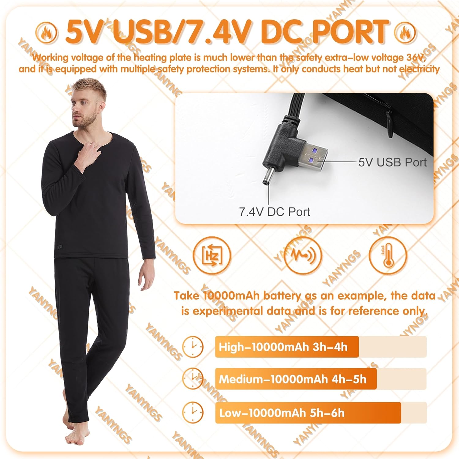Warm Cozy Heating Underwear Set