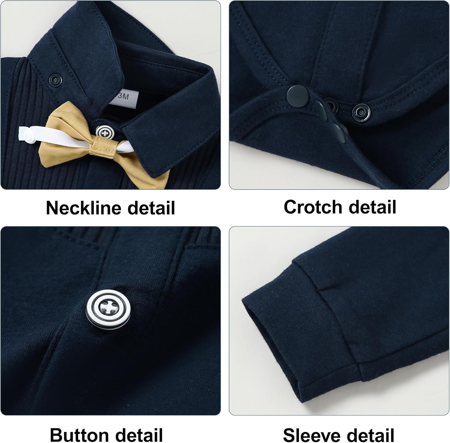 YUEMION Baby Boy Wedding Tuxedo Set