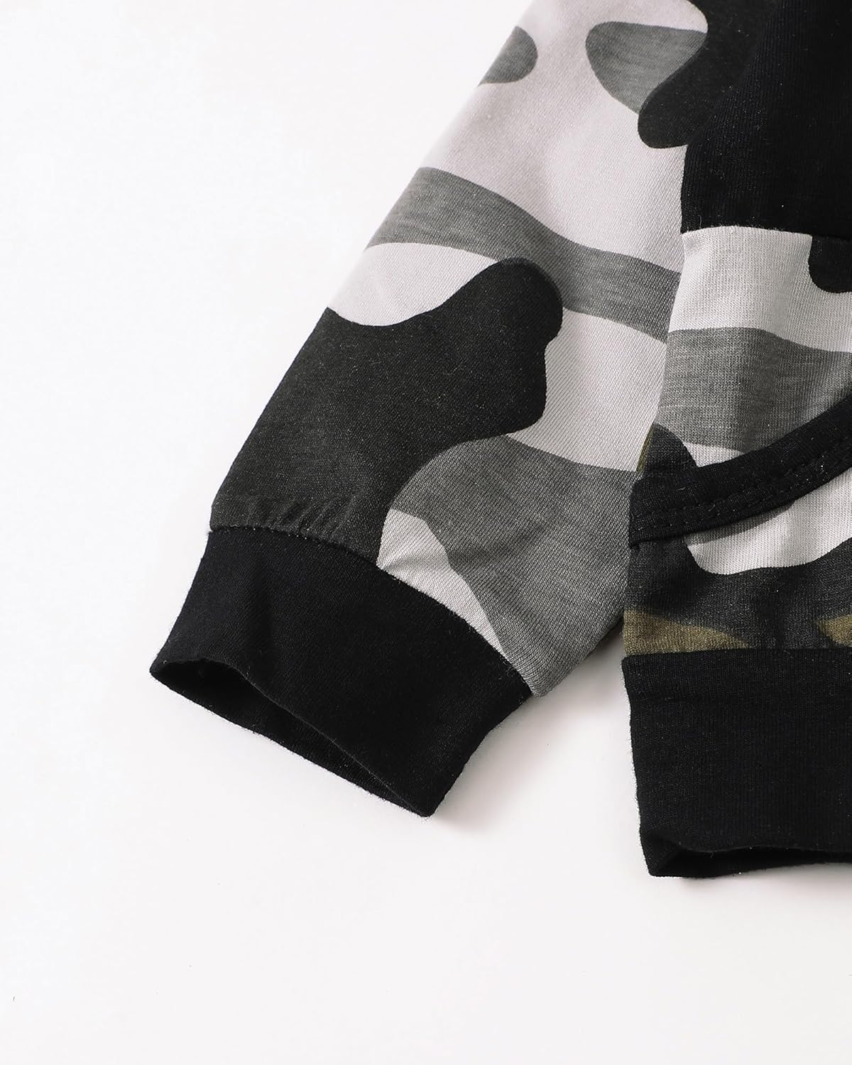 Saeaby Camo Hoodie Pants Set for Baby Boy Fall Winter Outfits