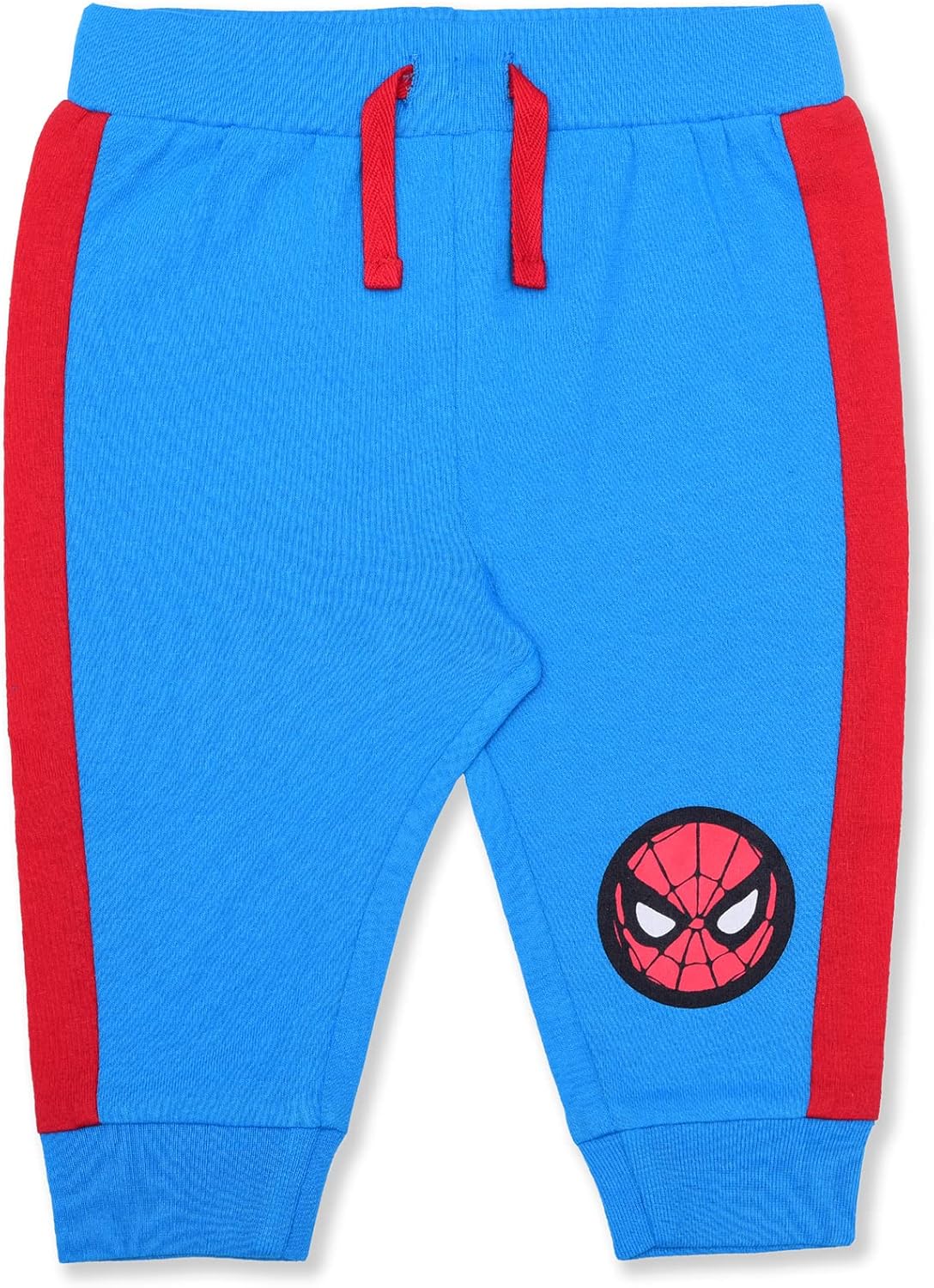Marvel Avengers Boys Bodysuit and Jogger Set Vibrant Red Floral Design