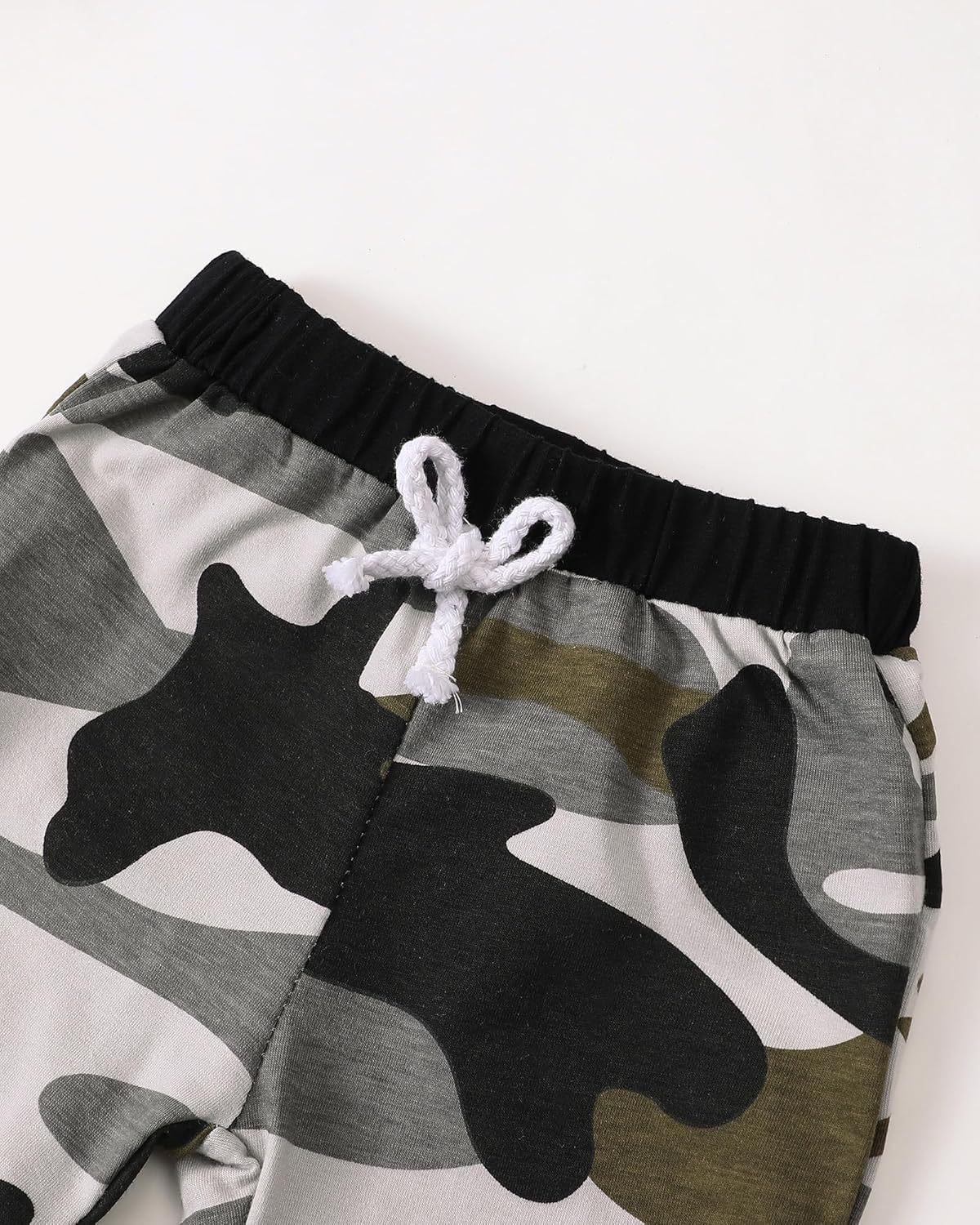 Saeaby Camo Hoodie Pants Set for Baby Boy Fall Winter Outfits