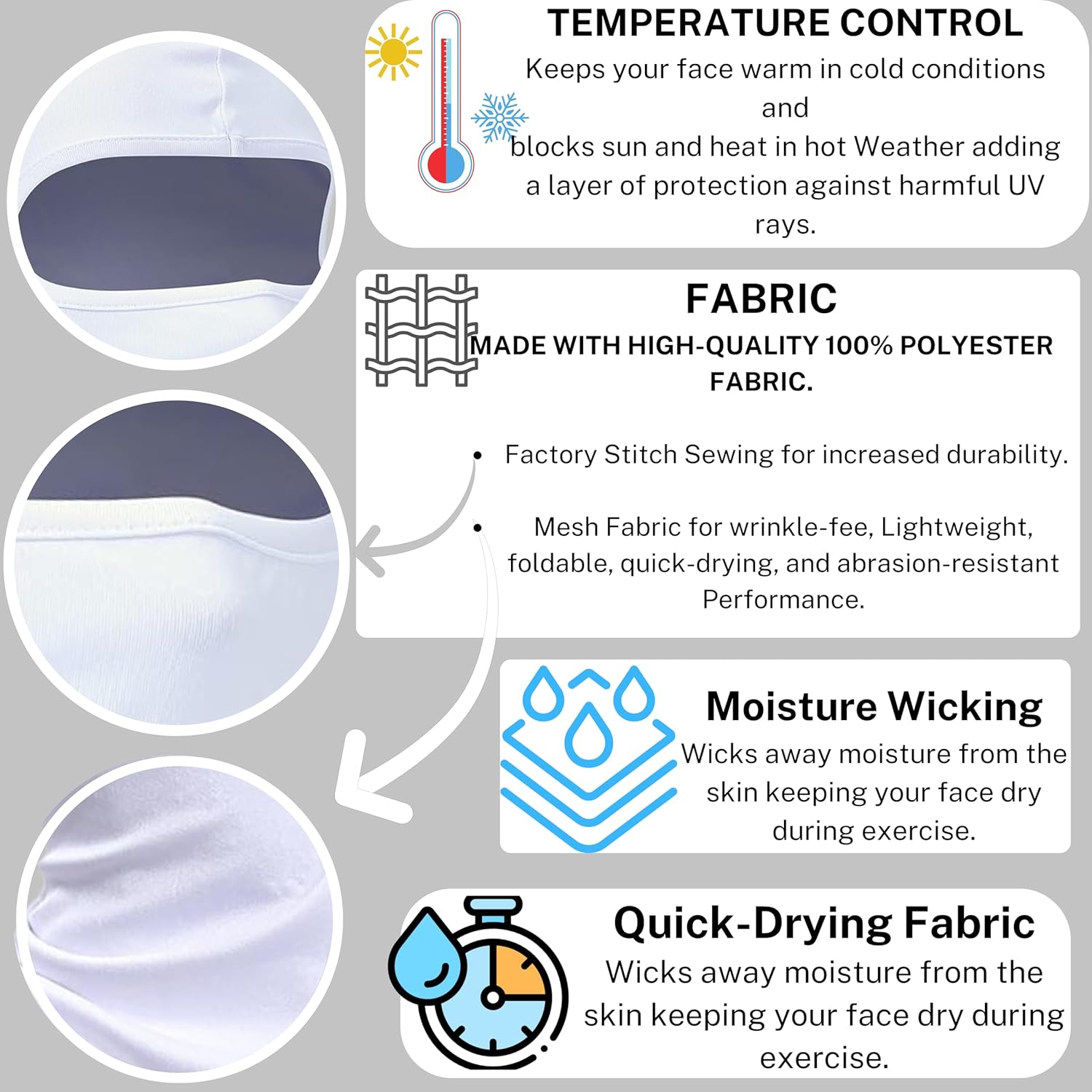 Ninja Balaclawa Ski Mask - Unmatched Lightness Dynamic prevailing