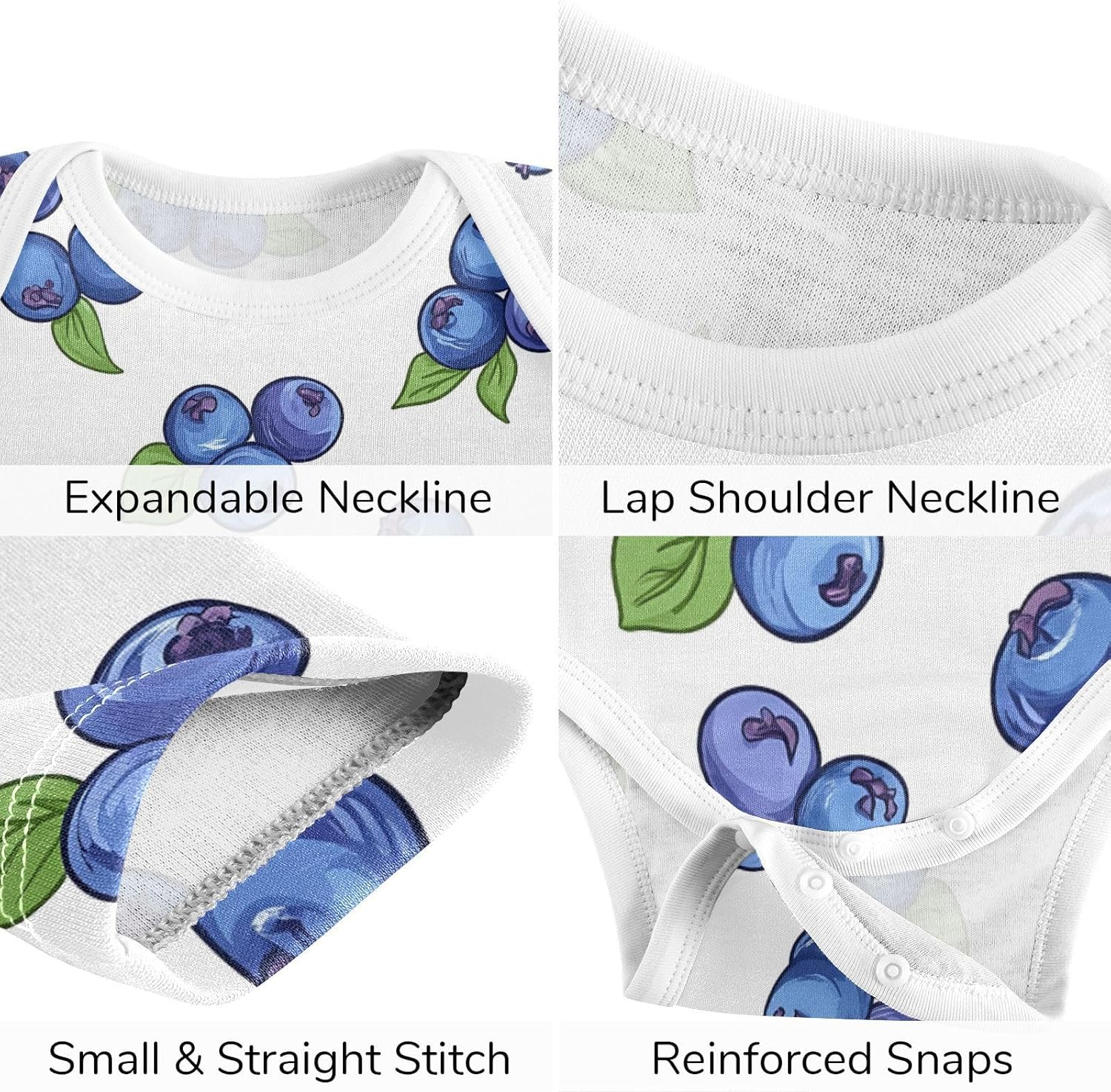 Unique 100 Cotton Baby Bodysuits Pants Set for 0-24 Months