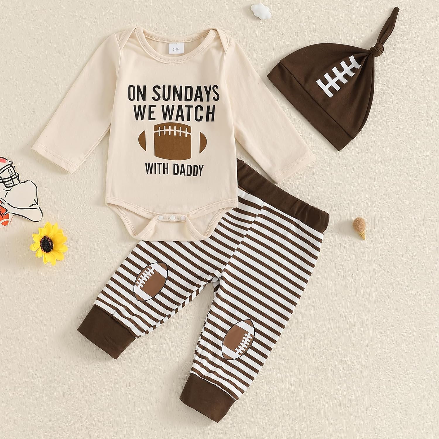 Newborn Football Play Set for Boys