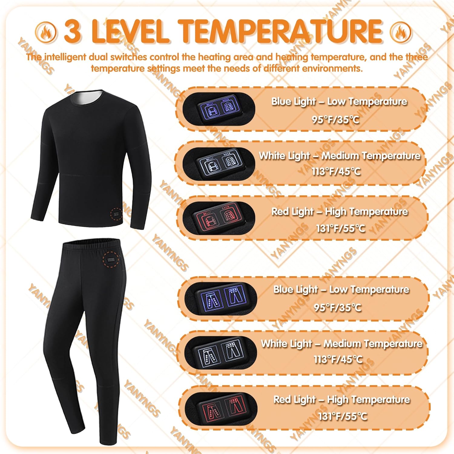 Warm Cozy Heating Underwear Set