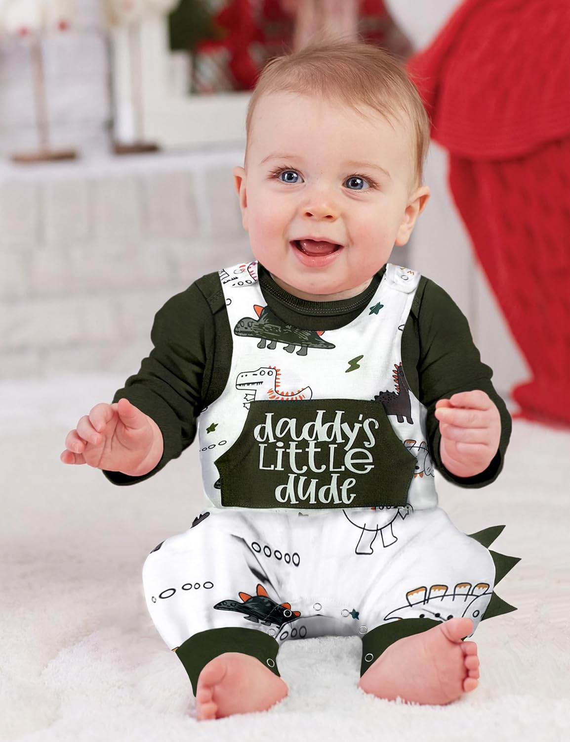 Baby Boys Dinosaur Outfit Set