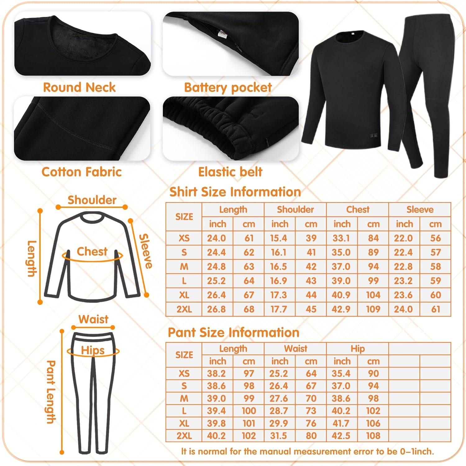 Essential Heating Thermal Underwear for Women Warm Comfortable Heating Collection