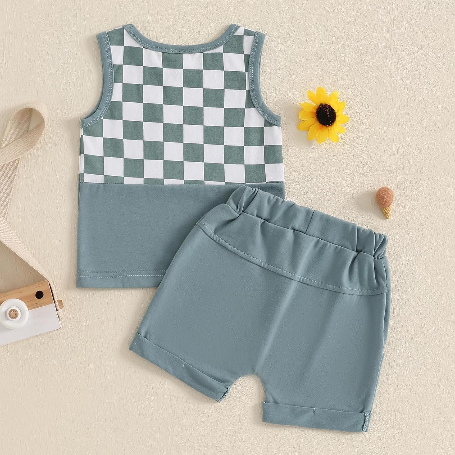Engofs Toddler Boys Summer Outfits Lightweight Adorable Set