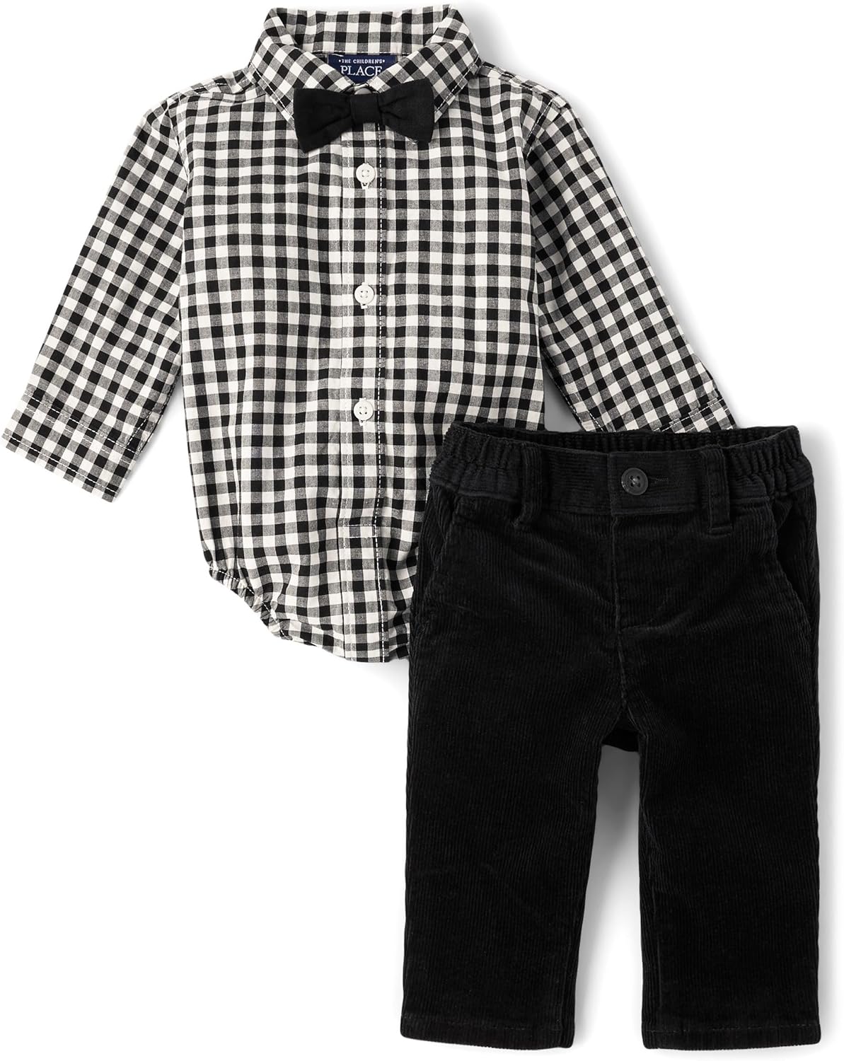 The Childrens Place Baby Boys 2 Piece Button Down Outfit