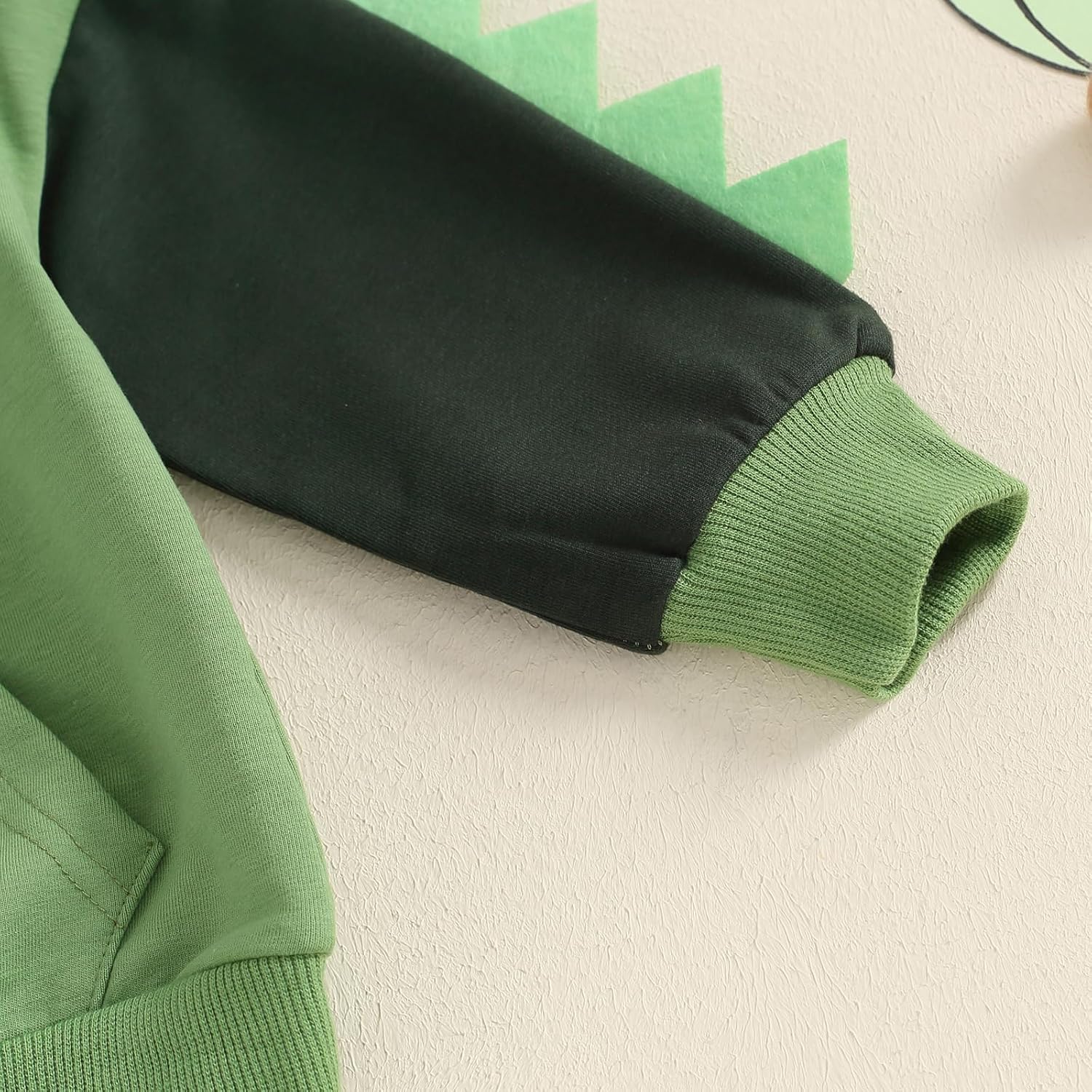 Dinosaur Contrast Toddler Boys Clothing Set