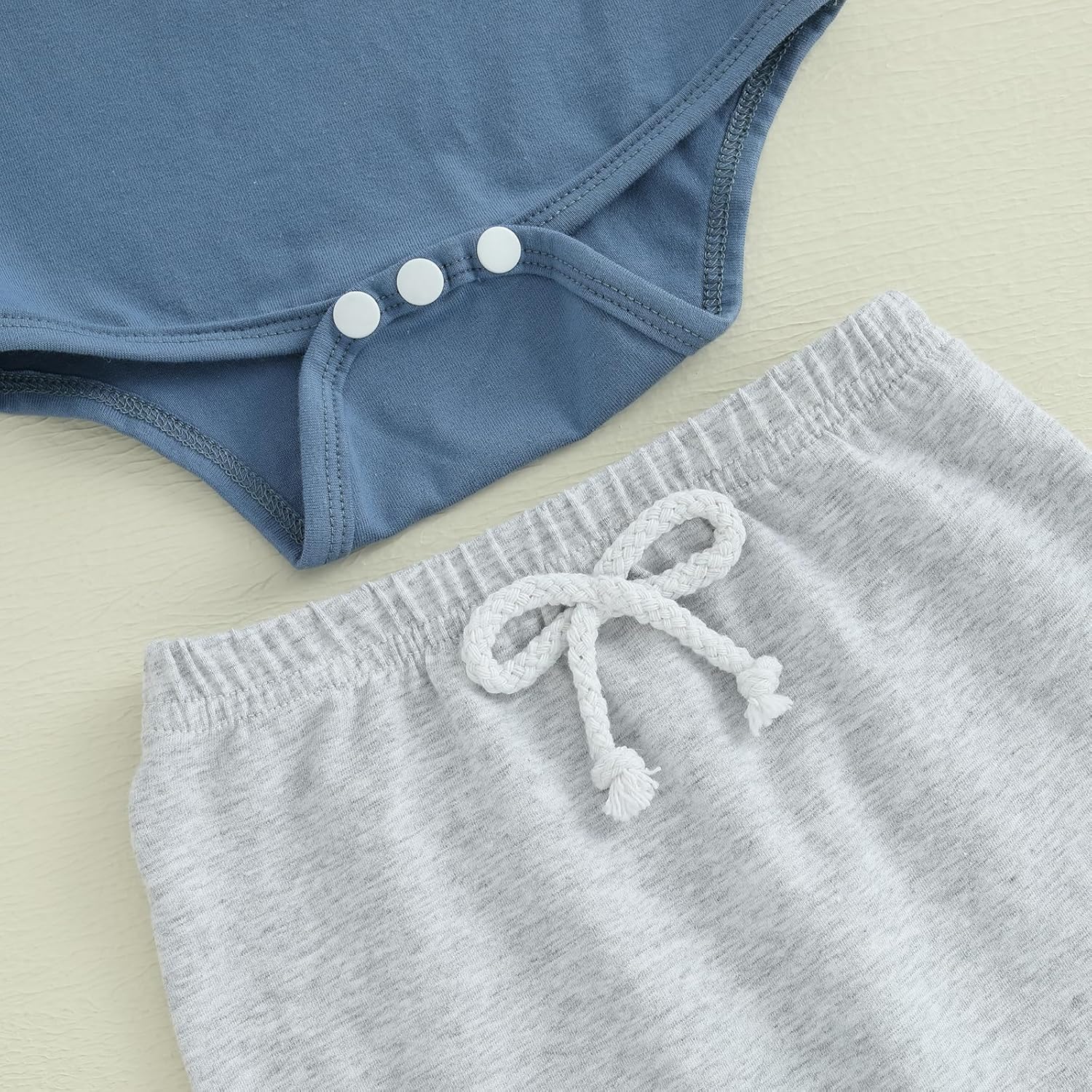 Newborn Baby Boy Summer Romper Set