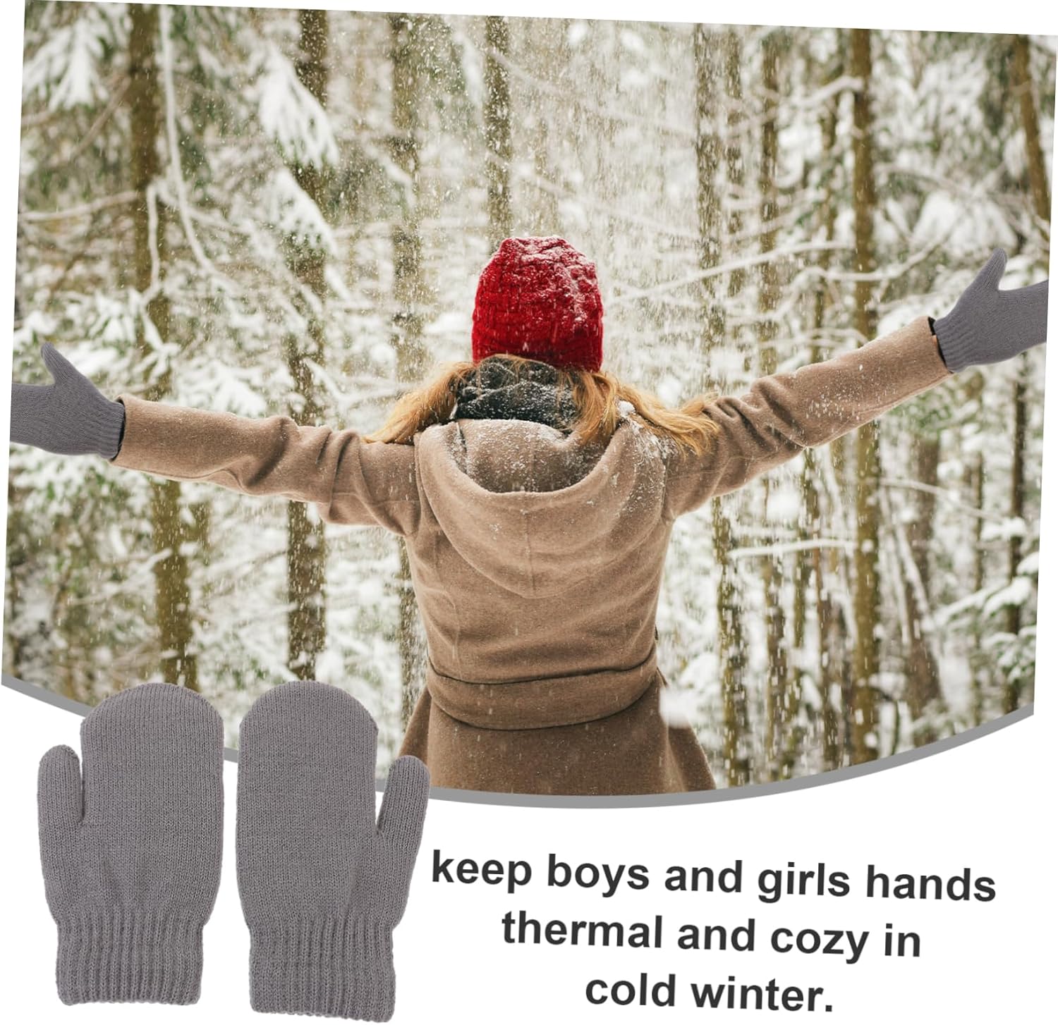 Warm and Fuzzy Winter Gloves for Women
