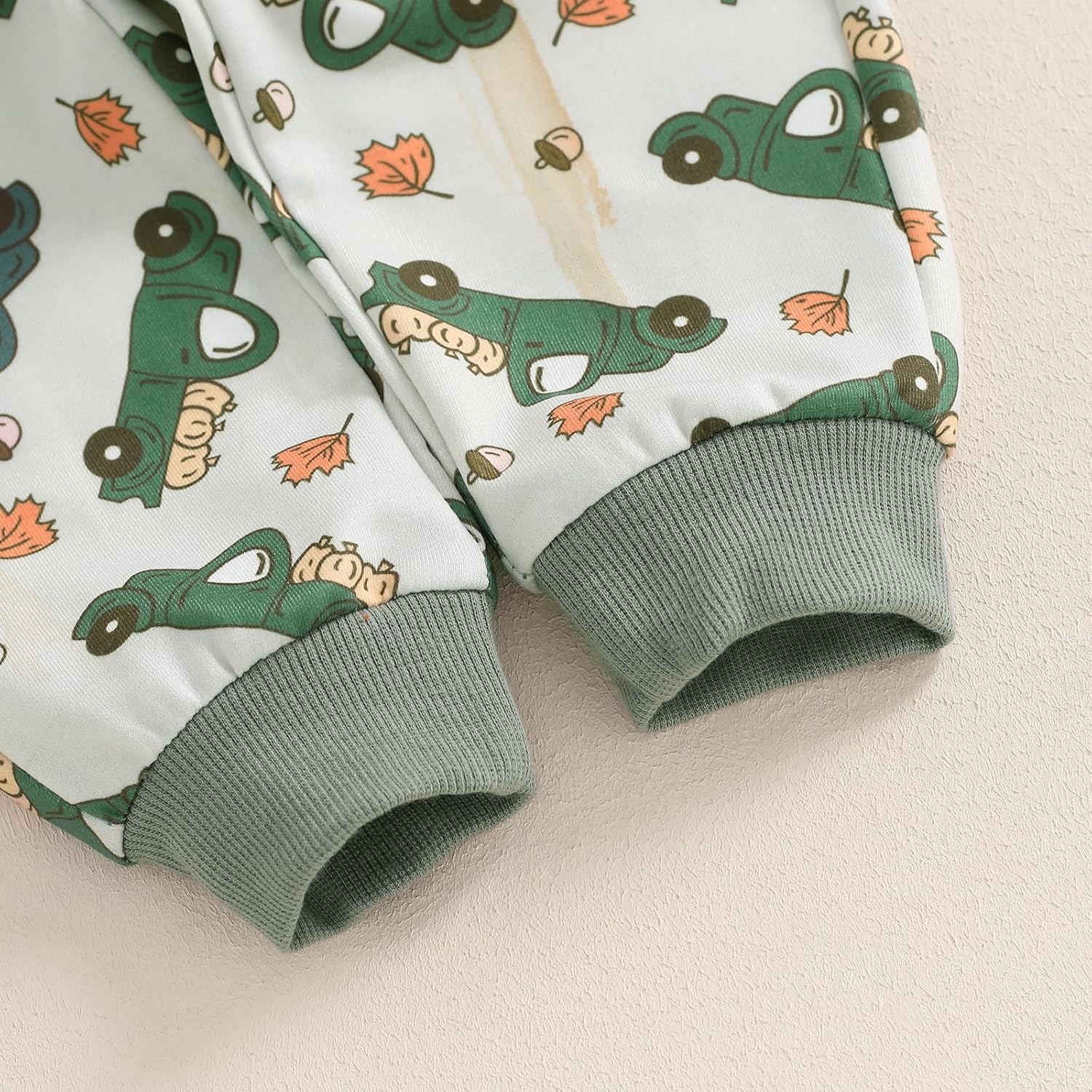 Halloween Toddler GirlsBoys Outfit - Cute Pumpkin and Floral Design Soft and Cozy