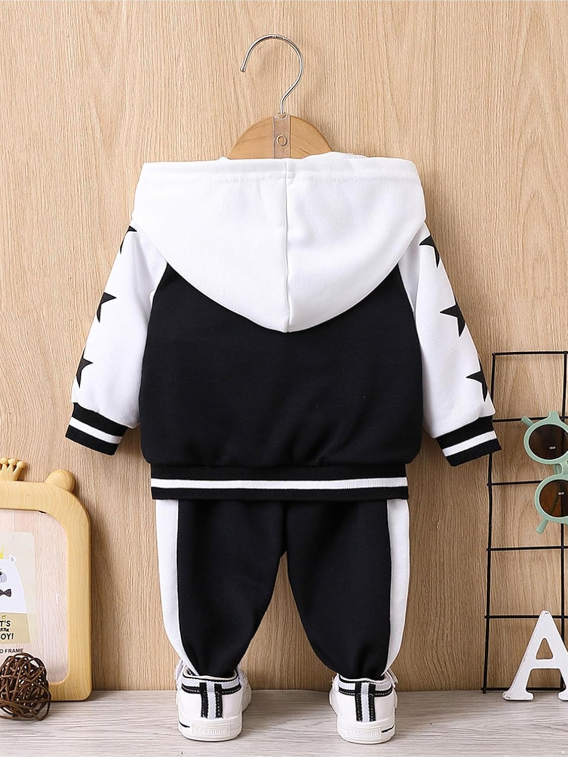 YONGHS Kids 2Pcs Loose Activewear Set