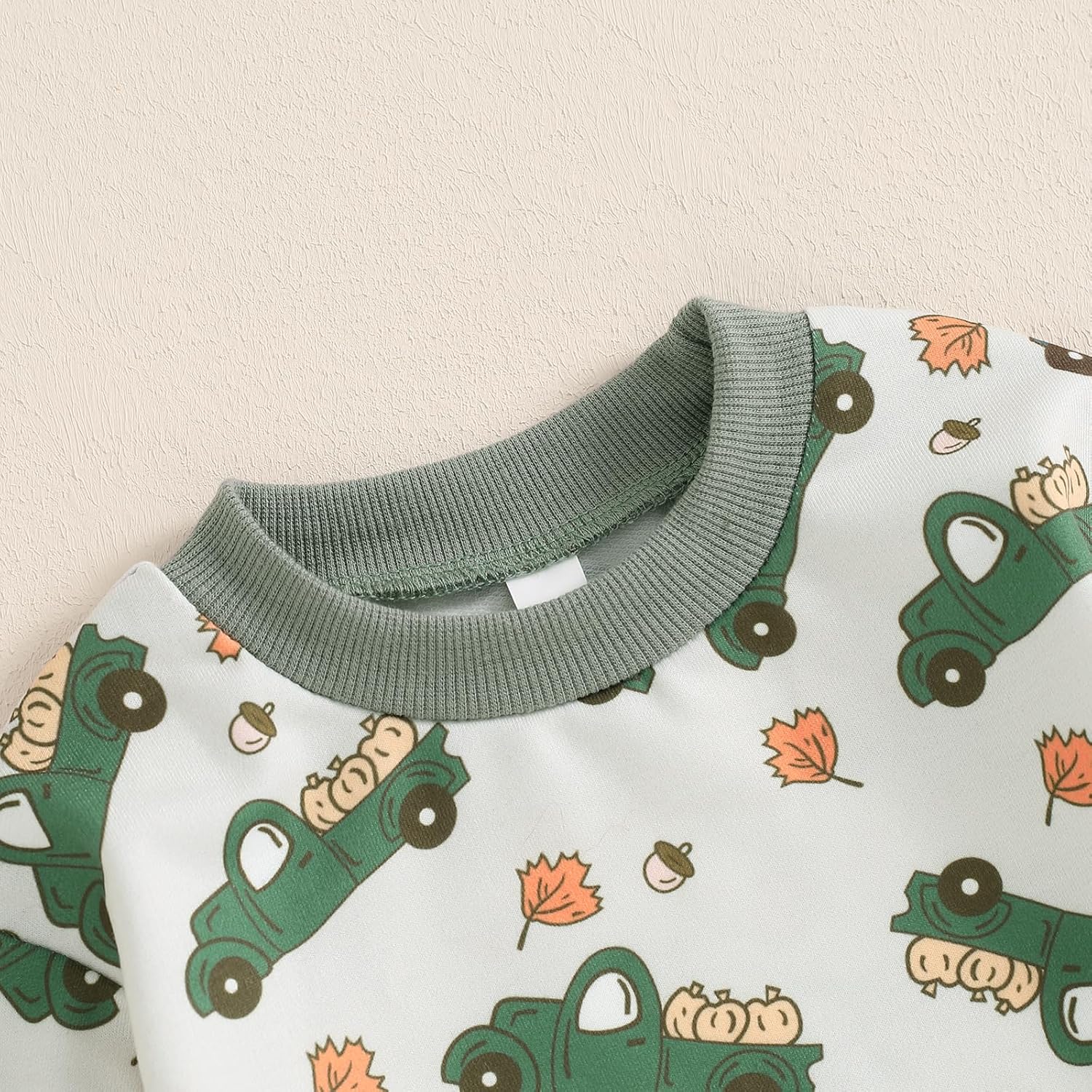 Halloween Toddler GirlsBoys Outfit - Cute Pumpkin and Floral Design Soft and Cozy