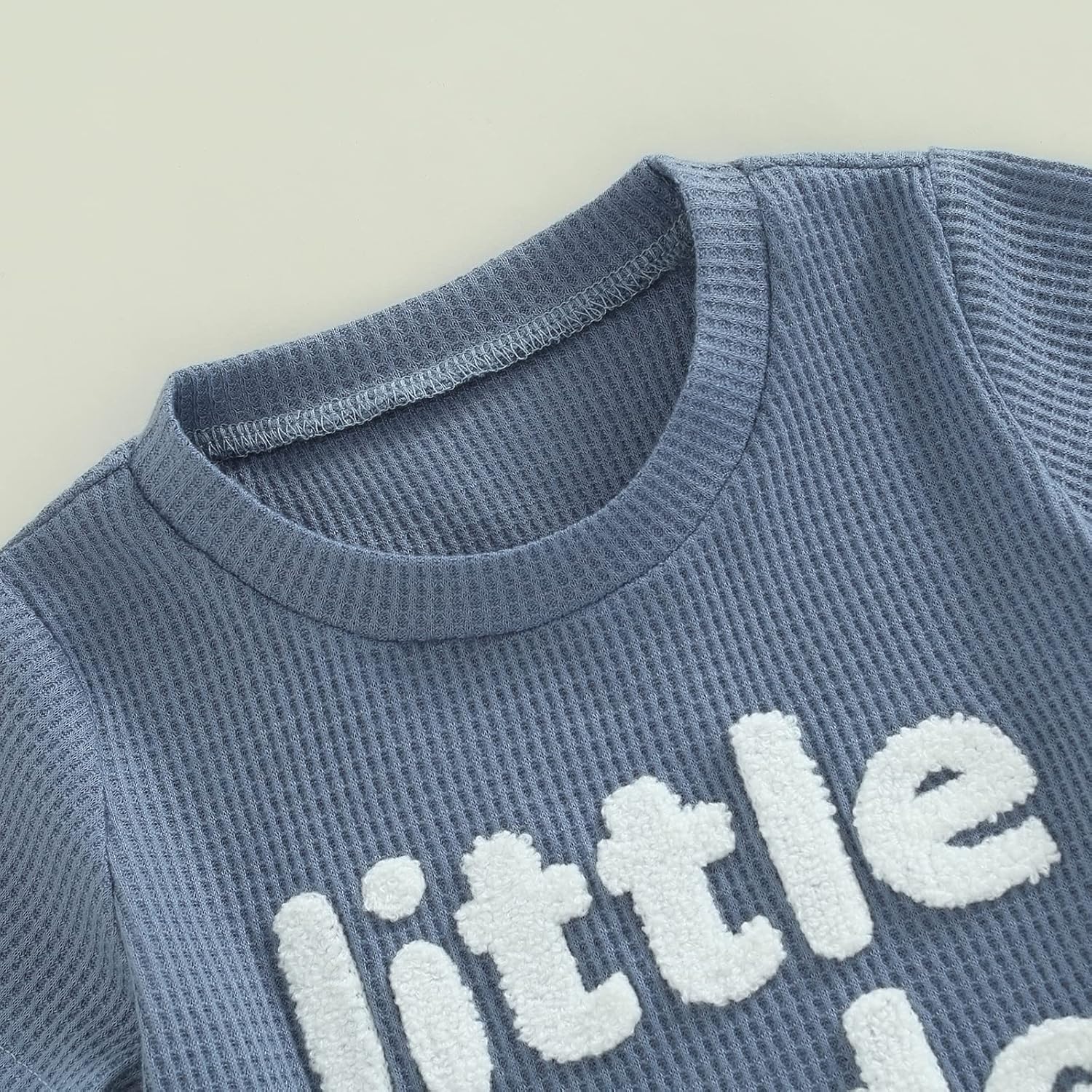 Little Dude Embroidered T-Shirt Shorts Set for Baby Boys