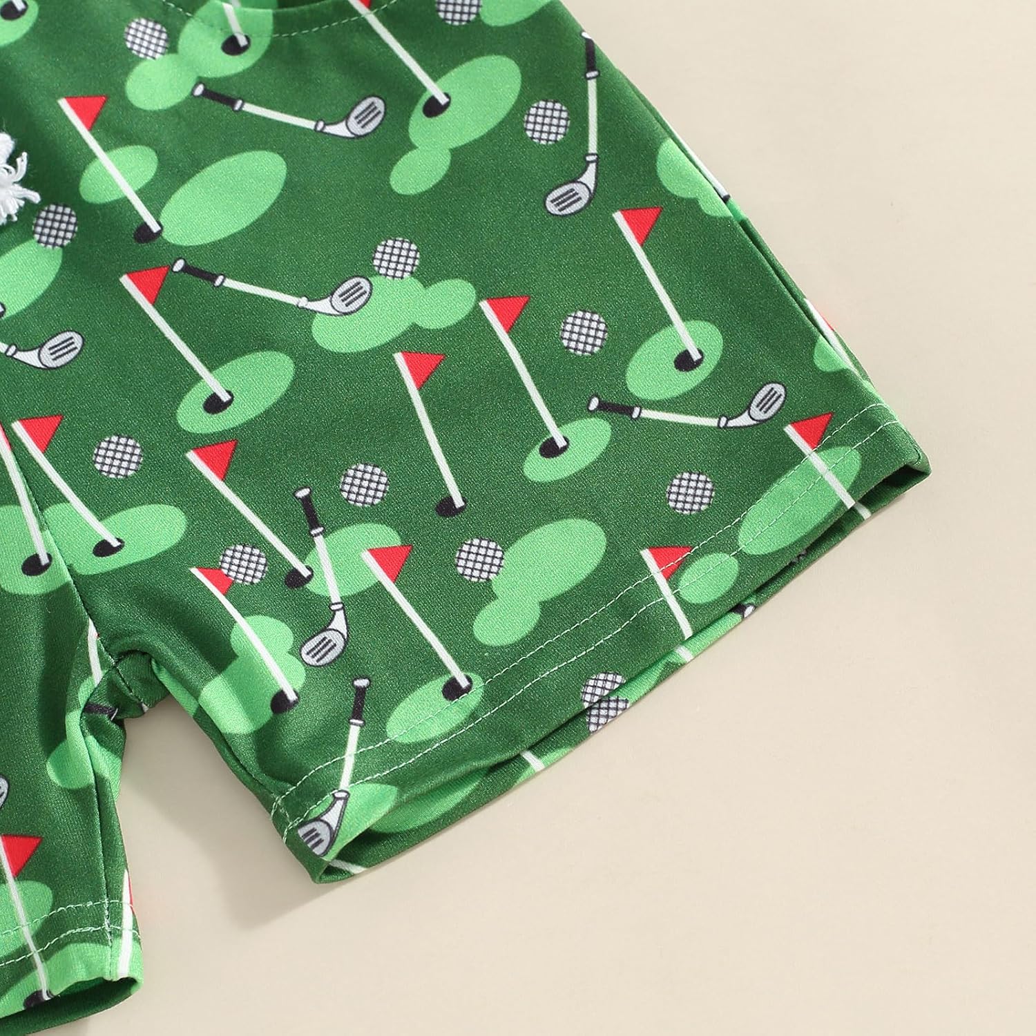 Toddler Golf Outfit Set with Daddy Fun Summer Clothes
