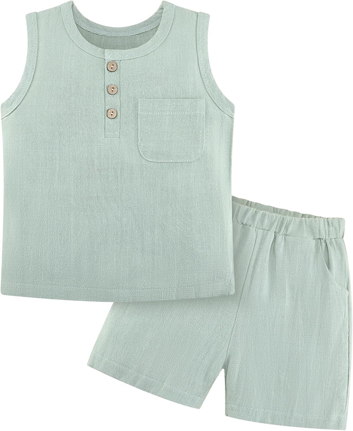 Soft Breathable Toddler Boys Outfit Set