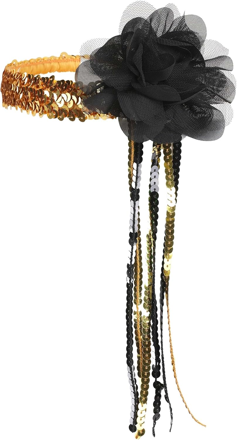 Fun Costumes Gold Flapper Headband