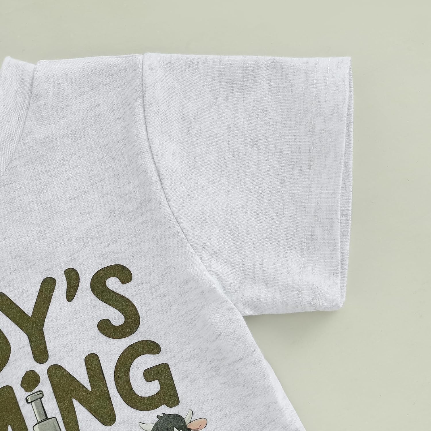 Pudcoco Farm Animal Toddler BoysGirls Summer Set 3T-5T