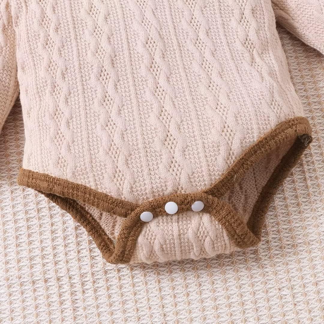 Tepuce Baby Boy Clothes Set - FallWinter Romper Pants