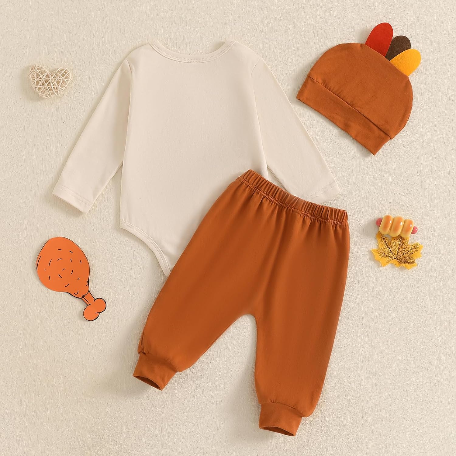 My First Thanksgiving Baby Boy Outfit Infant Little Turkey Cuteness