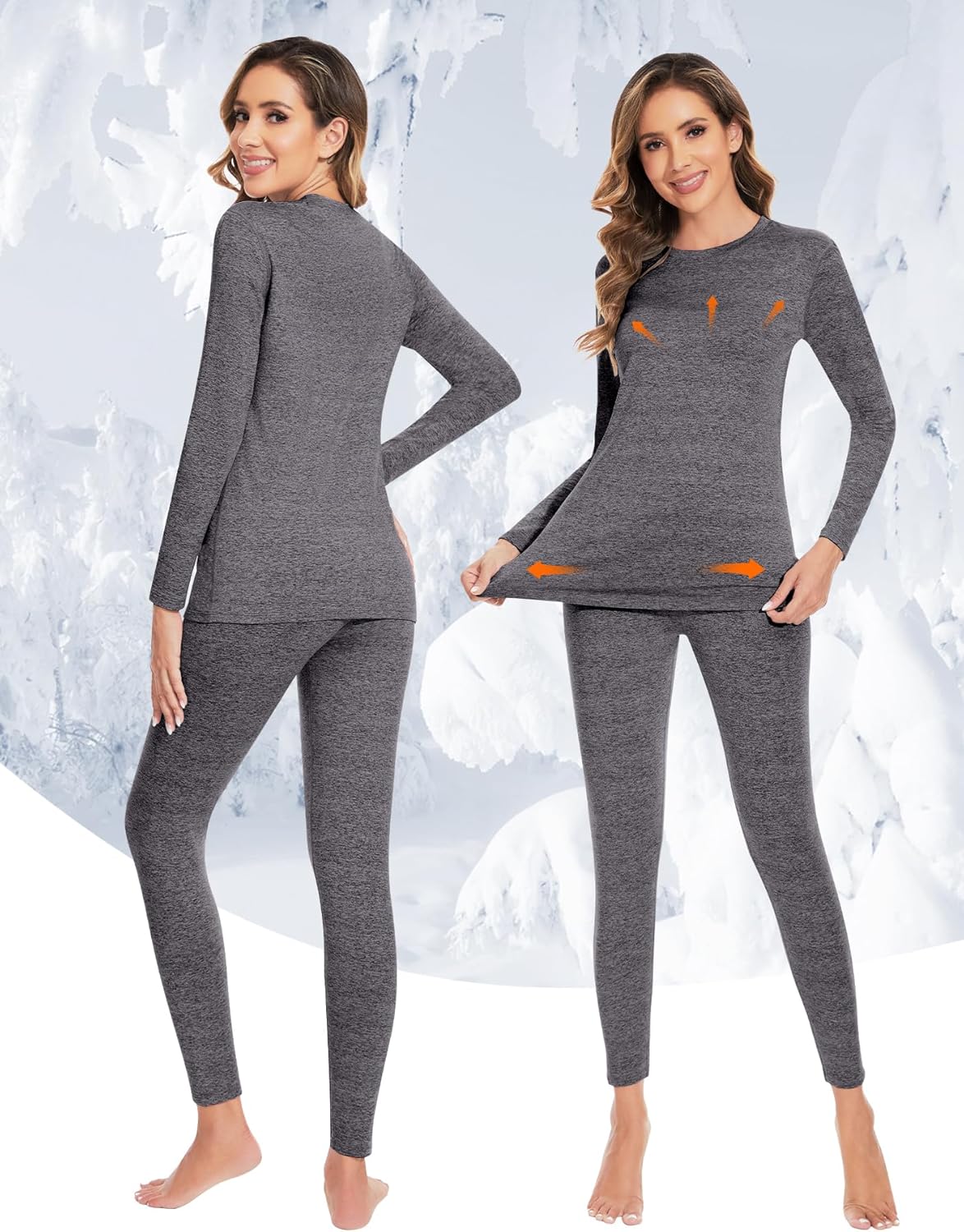 Stay Warm and Comfortable in Style Thermal Underwear Set for Women