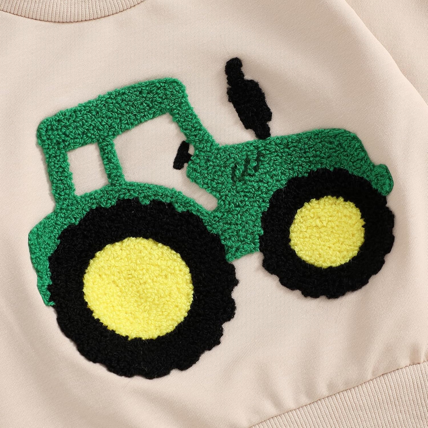 Baorji Toddler Boy Tractor Print Fall Winter Outfit 3M-24M