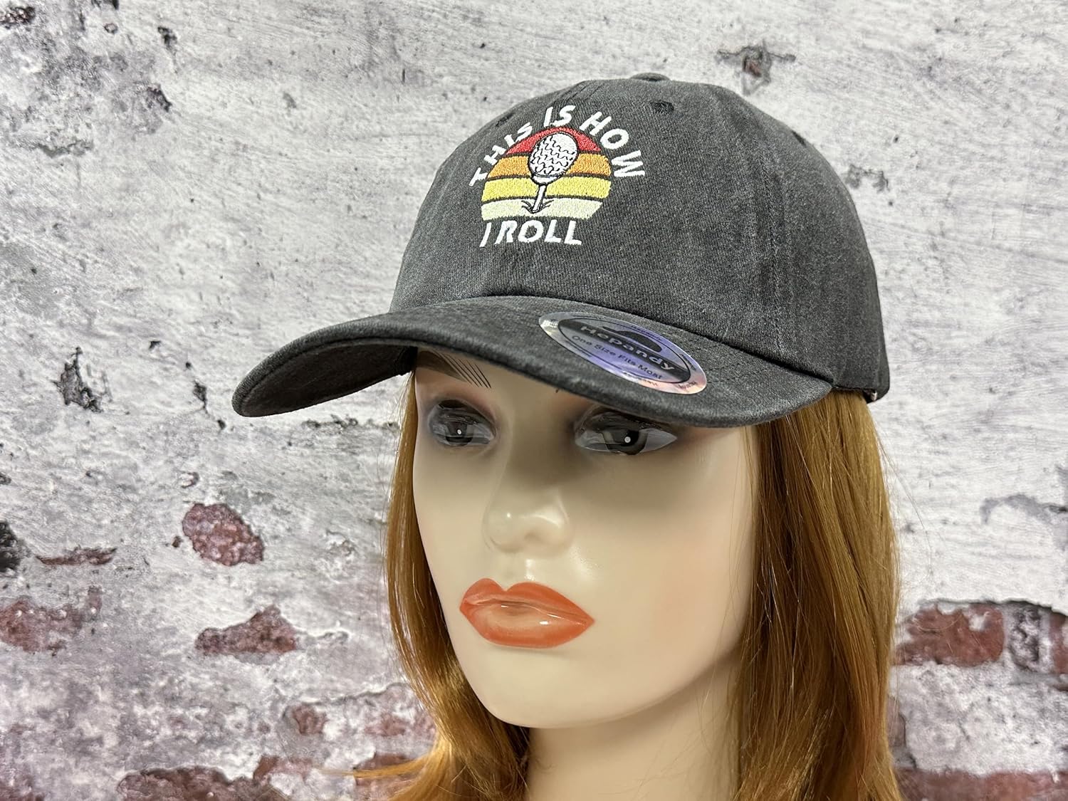 Golf Hat with This Is How I Roll Embroidery