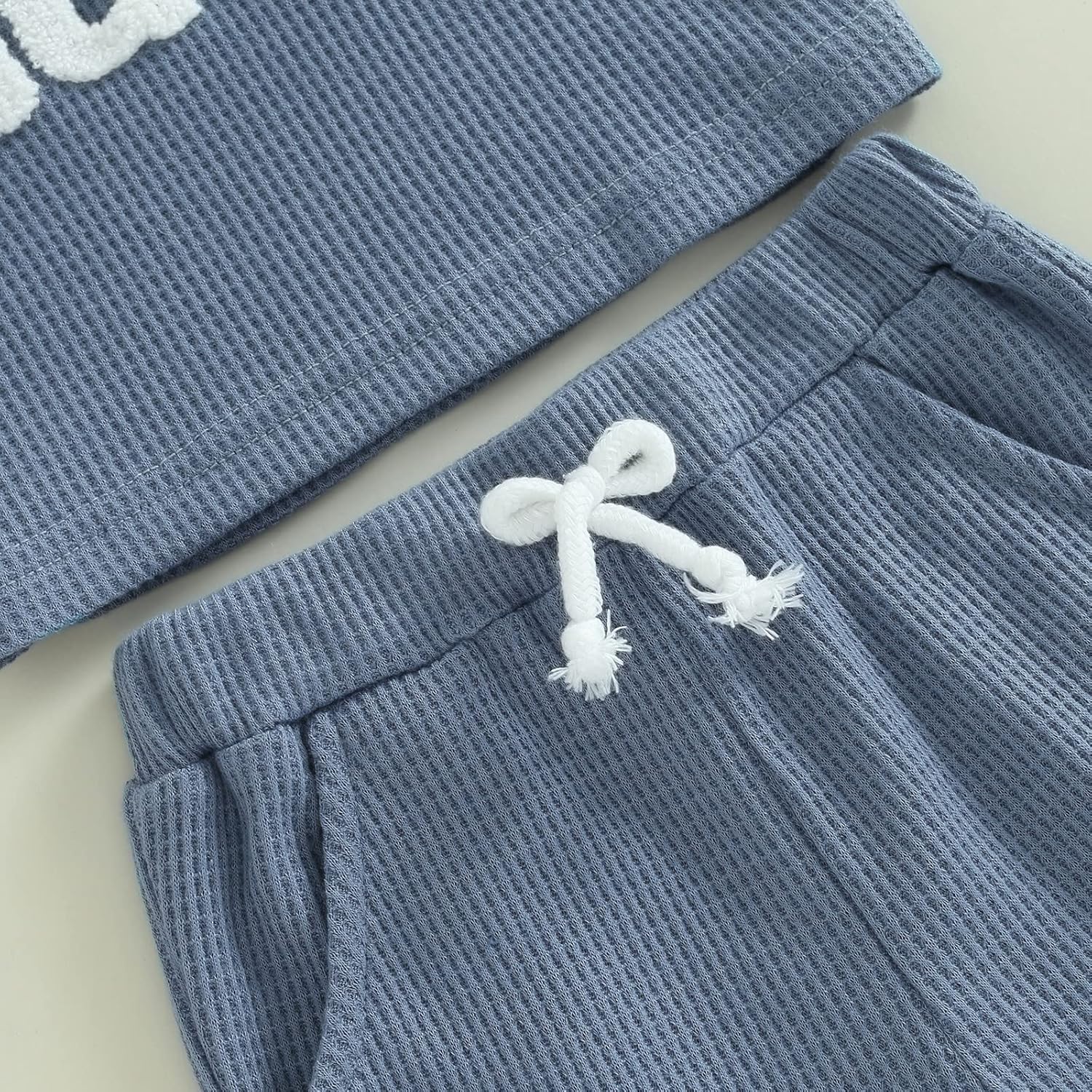 Little Dude Embroidered T-Shirt Shorts Set for Baby Boys