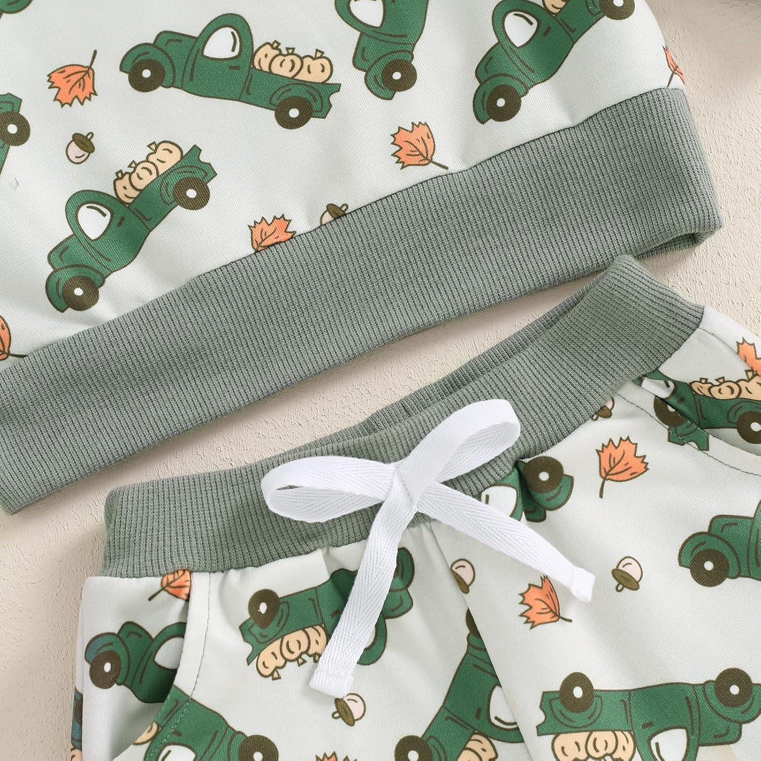 Halloween Toddler GirlsBoys Outfit - Cute Pumpkin and Floral Design Soft and Cozy