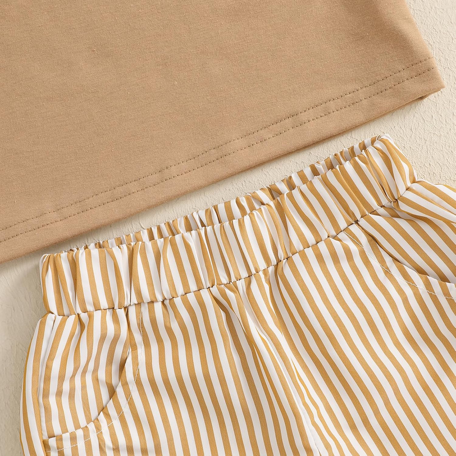 Perfect Summer Outfit for Toddlers Boys Embroidered Tees Shorts Set