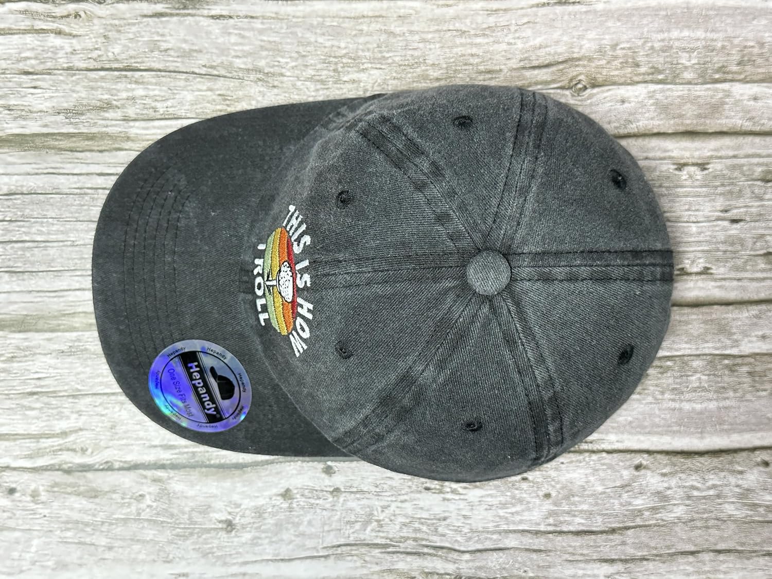 Golf Hat with This Is How I Roll Embroidery