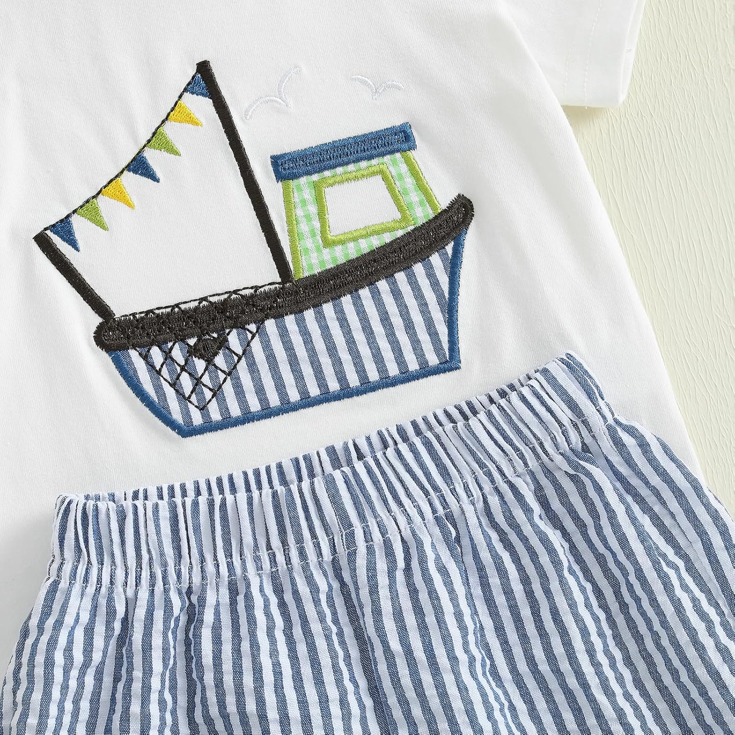 Sailboat Outfit for Toddler Boys
